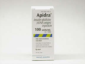 Image 0 of Apidra 100U/Ml Multi Dose Vial 10 Ml By Aventis Pharma