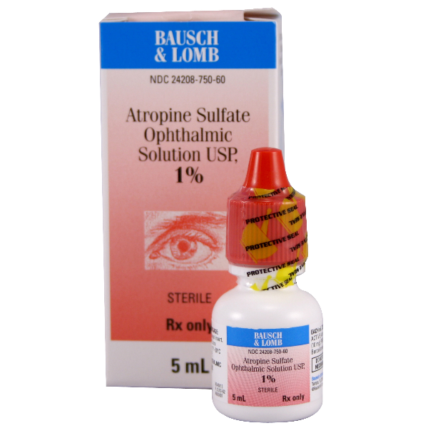Atropine Sulfate 1% Opthalmic Drop 5 Ml By Valeant Pharma.
