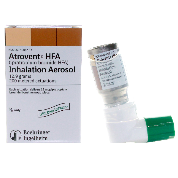 Image 0 of Atrovent HFA 17Mcg Inhaler 12.9 Gm By Boehringer Ingelheim.