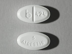 Aygestin 5 Mg Tabs 50 By Teva Pharma.