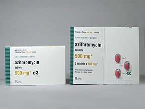 Image 0 of Azithromycin 500 Mg Tabs 3X3 Unit Dose By Greenstone Ltd