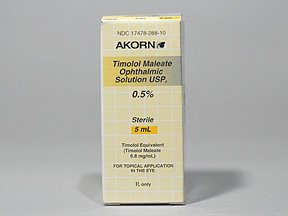 Image 0 of Timolol 0.5% Oph  Drops 5 Ml By Akorn Inc.