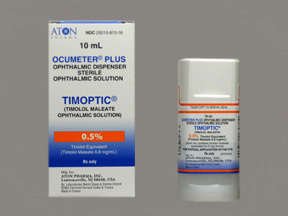 Timoptic Ocum 0.5% Drops 10 Ml By Valeant Pharma