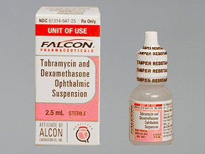 Image 0 of Tobramycin-Dexamethasone 0.3-0.1% Drop 2.5 Ml By Falcon Pharma 