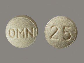 Topamax 25 Mg Tabs 60 By J O M Pharma.