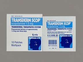 Image 0 of Transderm Scop 1.5 Mg Patches 10 By Baxter Acc