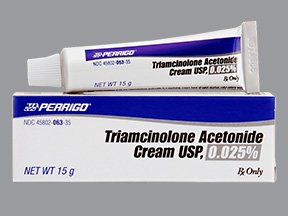 Triamcinolone Acetonide 0.025% Cream 15 Gm By Perrigo Pharm Co. 