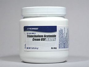 Triamcinolone Acetonide 0.025% Cream 454 Gm By Perrigo Co 
