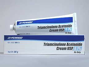 Triamcinolone Acetonide .1% Cream 80 Gm By Perrigo Pharm