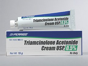 Triamcinolone Acetonide 0.5% Cream 15 Gm By Perrigo Co
