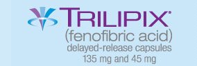 Image 0 of Fenofibric Acid Generic Trilipix 135 mg Capsules 1X90 Mfg. By Par Pharma
