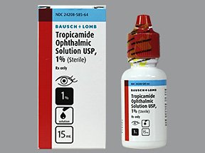 Tropicamide 1% Drop 15 Ml By Valeant Pharma 