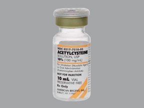 Acetylcysteine Miscell Vial 100 Mg/Ml 3x10 Ml By American Regent.