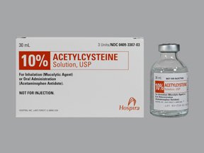 Acetylcysteine 100 Mg/Ml 10% 3X30 Ml By Hospira Worldwide