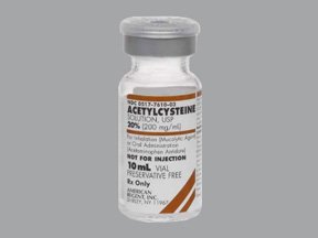 Acetylcysteine 200 Mg/Ml 20% 3X10 Ml By American Regent.