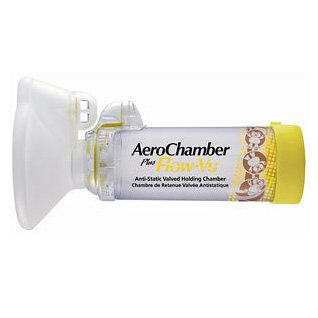 Image 0 of Aerochamber Plus Mask Medium Yellow 1 By Actavis Pharma