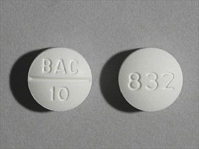 Image 0 of Baclofen 10 Mg Tabs 1000 By Upsher Smith.