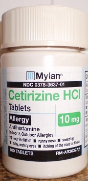 Image 1 of Cetirizine 10 Mg 100 Tablet By Mylan Pharmaceutical