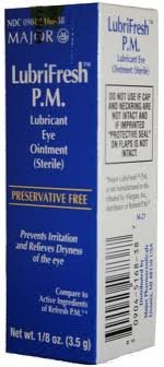 Image 0 of Lubrifresh PM Dry Eye Ointment 3.5 Gm