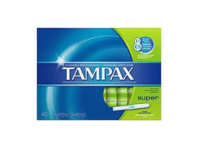 Image 0 of Tampax Flush Able Super Tampons 40 Ct.