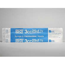 Image 0 of BD Luer Lok 1.5'' 25Gx3Ml 100 Ct By Bd Inc.