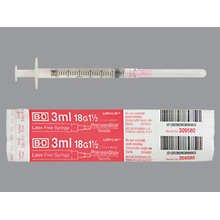 BD Luer Lok 1.5'' 18Gx3 Ml 100 Ct By Bd Inc.