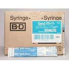 Image 0 of BD TB Syringe 5/8'' 25Gx1Ml 100 Ct By Bd Inc.