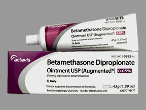 Betamethasone Dip Augmented 0.05% Ointment 45 Gm By Actavis Pharma.