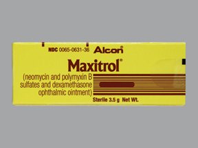 Maxitrol 0.1% Ointment 3.5 Gm By Alcon Labs