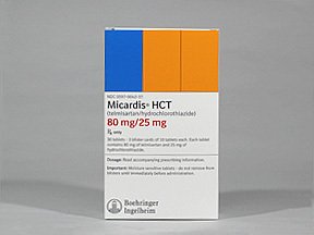 Micardis Hct 80-25 Mg Tabs 30 By Boehringer Ingelheim