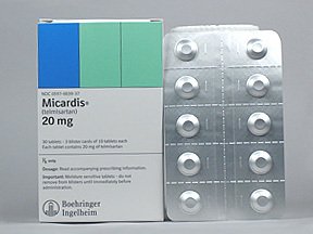 Micardis 20 Mg Bp Tabs 30 By Boehringer Ingelheim