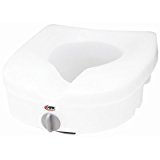 Carex Toilet Seat Raised Ez-Lock