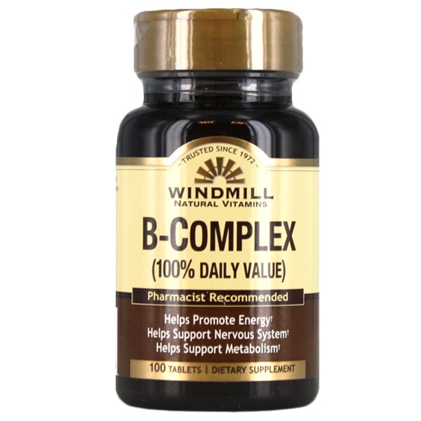 Image 0 of Vitamin B Complex Daily Value 100 Tablet