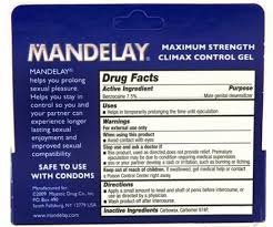 Image 2 of Mandelay Climax Control Gel 1 Oz