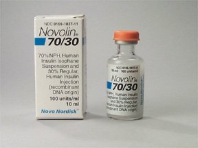 Novolin 70/30U 10 Ml Vl By Novo Nordisk Inc