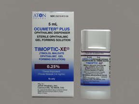 Timoptic-Xe 0.25% Sol 25 Ml By Valeant Pharma