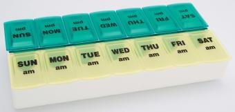 Image 0 of Twice A Day Weekly Pill Organizer 70059B By Apex