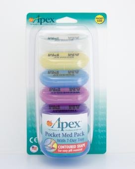 Pocket Med Pack with 7 Day Tray 70075 By Apex