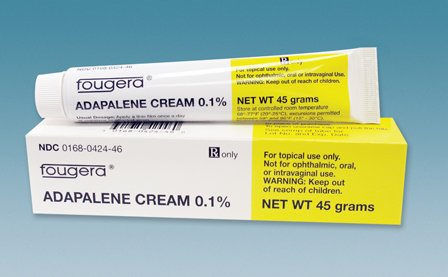 Adapalene 0.1% Cream 45 Gm By Fougera Lab.