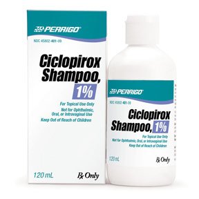 Ciclopirox 1% Shampoo 120 Ml By Perrigo Pharma.