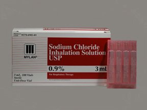 Sodium chloride Inhalation 0.9% 100x3 Ml By Mylan Pharma
