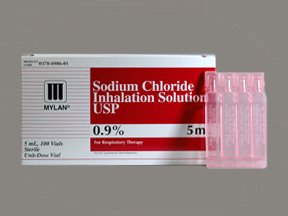 Image 0 of Sodium Chloride Inhalation 100x5 Ml By Mylan Pharma 