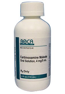 Image 0 of Carbinoxanine Maleate 4mg/5ml Liquid 118 Ml By Qualitest Pharma.