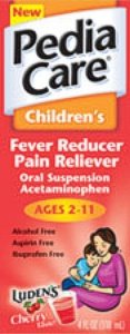 Image 0 of PediaCare Childrens Fever Reducer Pain Reliever Oral Suspension Grape 4 oz