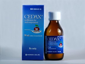 Cedax 180mg/5ml Powder for Solution 60 Ml By Pernix Therapeutics.