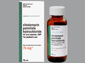 Image 0 of Clindamycin Palmitate 75mg/5ml Suspension 100 Ml By Greenstone Ltd