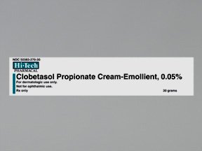 Image 0 of Clobetasol Propionate 0.05% Emollient Cream 30 Gm By Akorn Inc