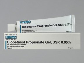 Clobetasol Propionate 0.05% Gel 30 Gm By Akorn Inc.