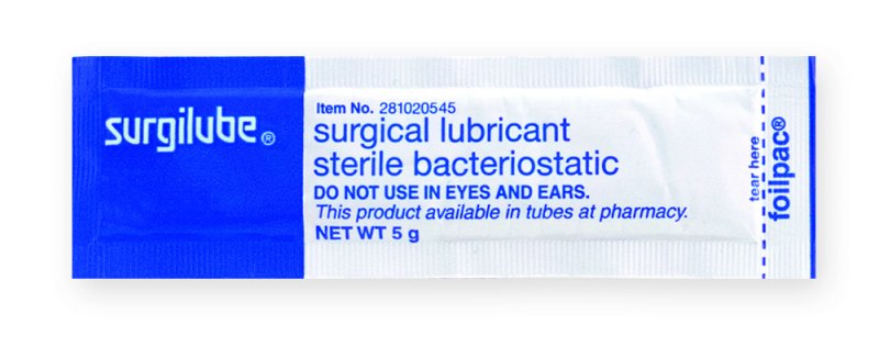 Image 0 of Surgilube Sterile Surgical Lubricant Foilpac 144X5gm