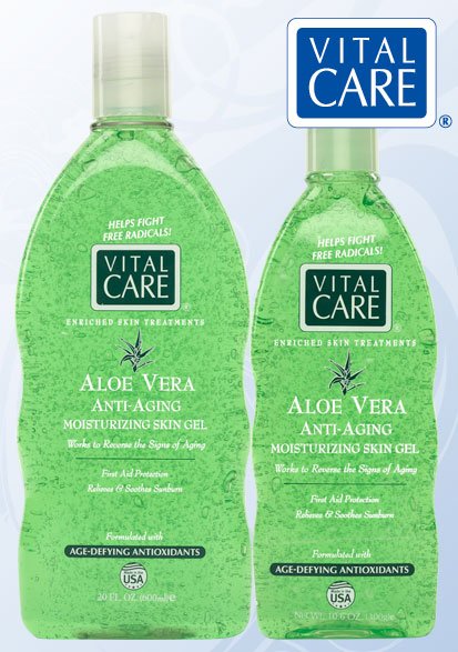 Vital Care Anti-Aging Aloe Vera Gel Bottle 20 oz